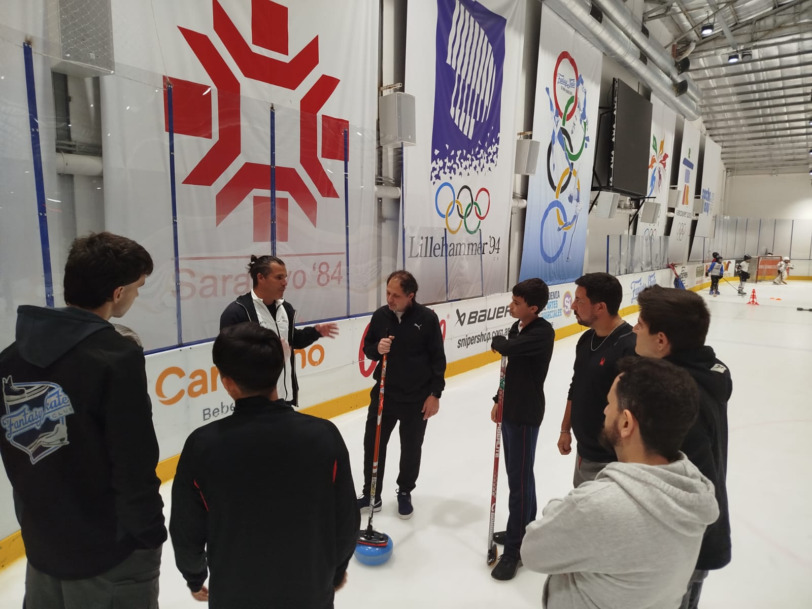 Visita del entrenador Austriaco, coach de Suiza Boris Seild.